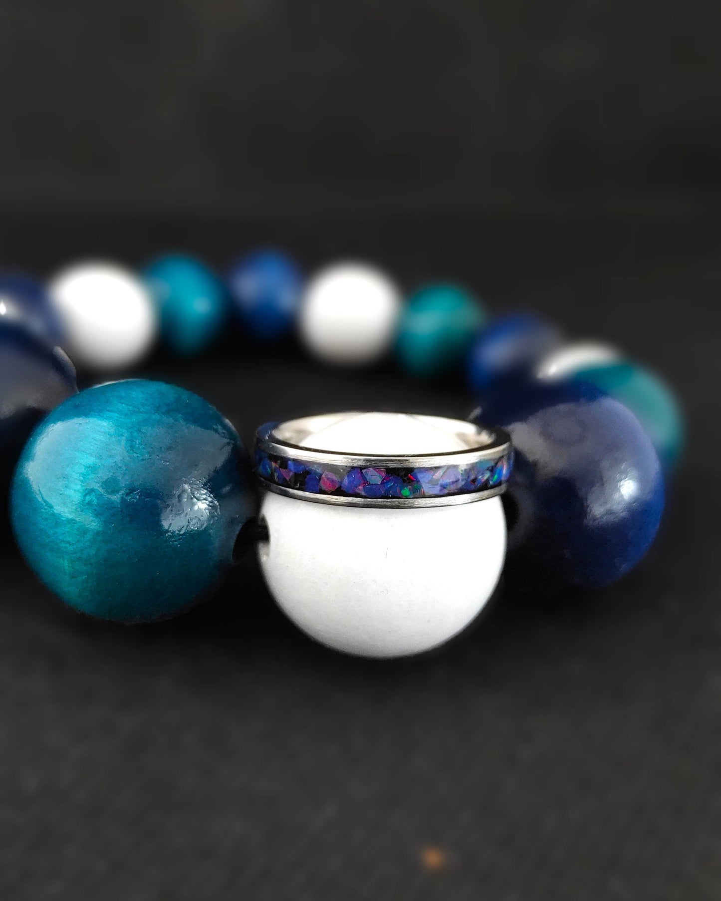 Midnight Opal Ring