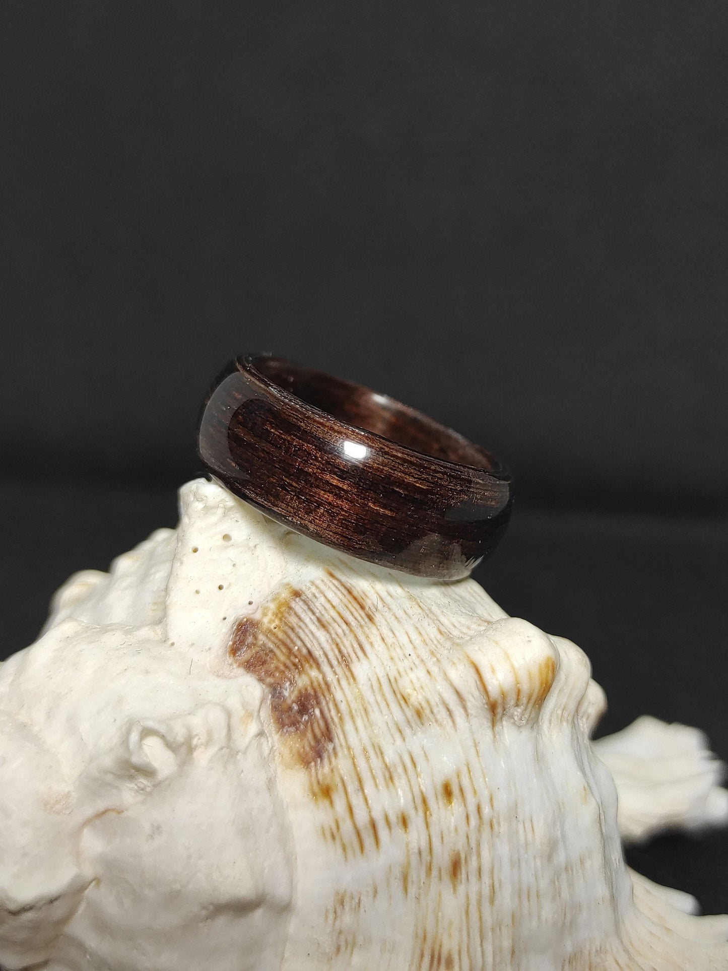 Camellia Wood Ring