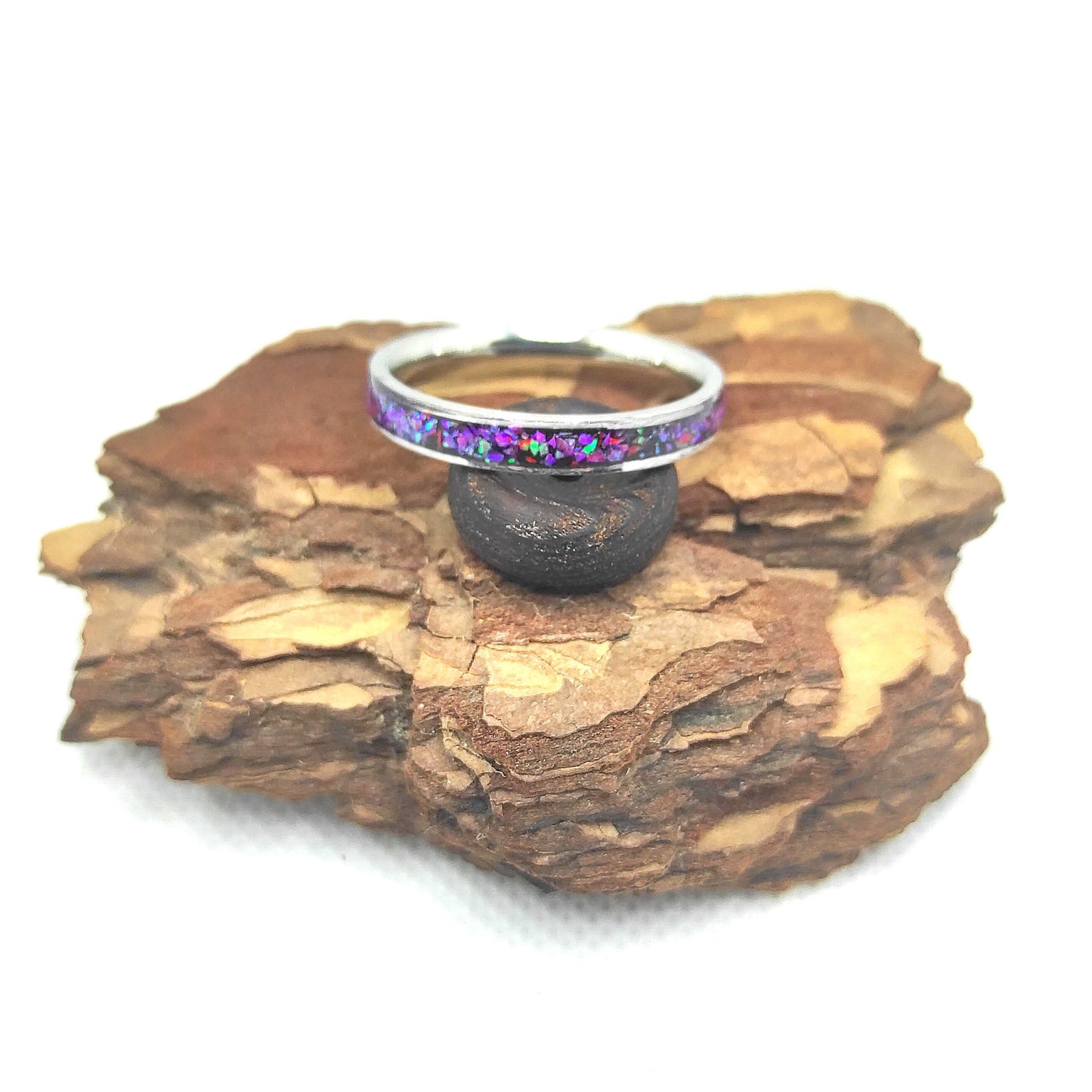 Neon Pink Opal Ring