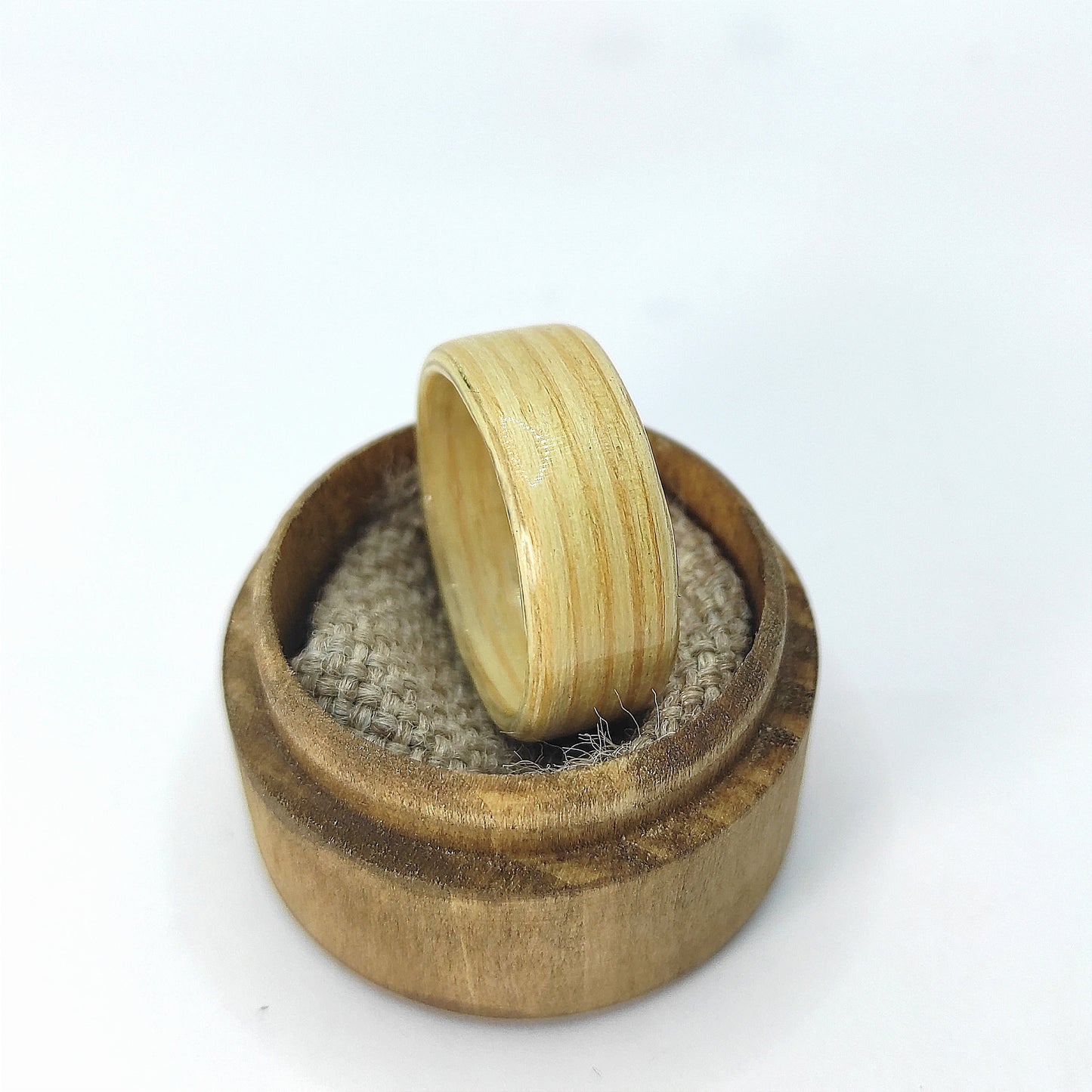Pine Wood Veneer Ring