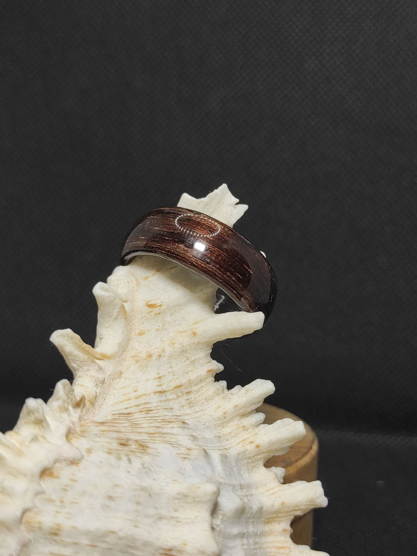 Camellia Wood Ring