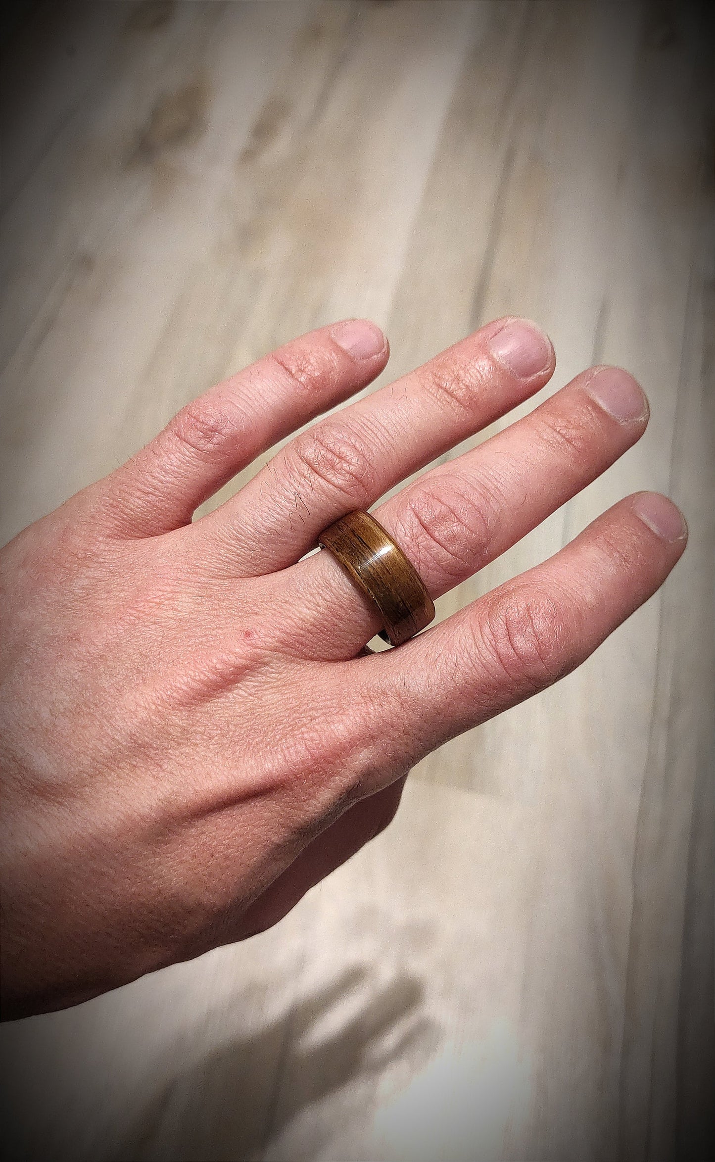 Rosewood Veneer Ring