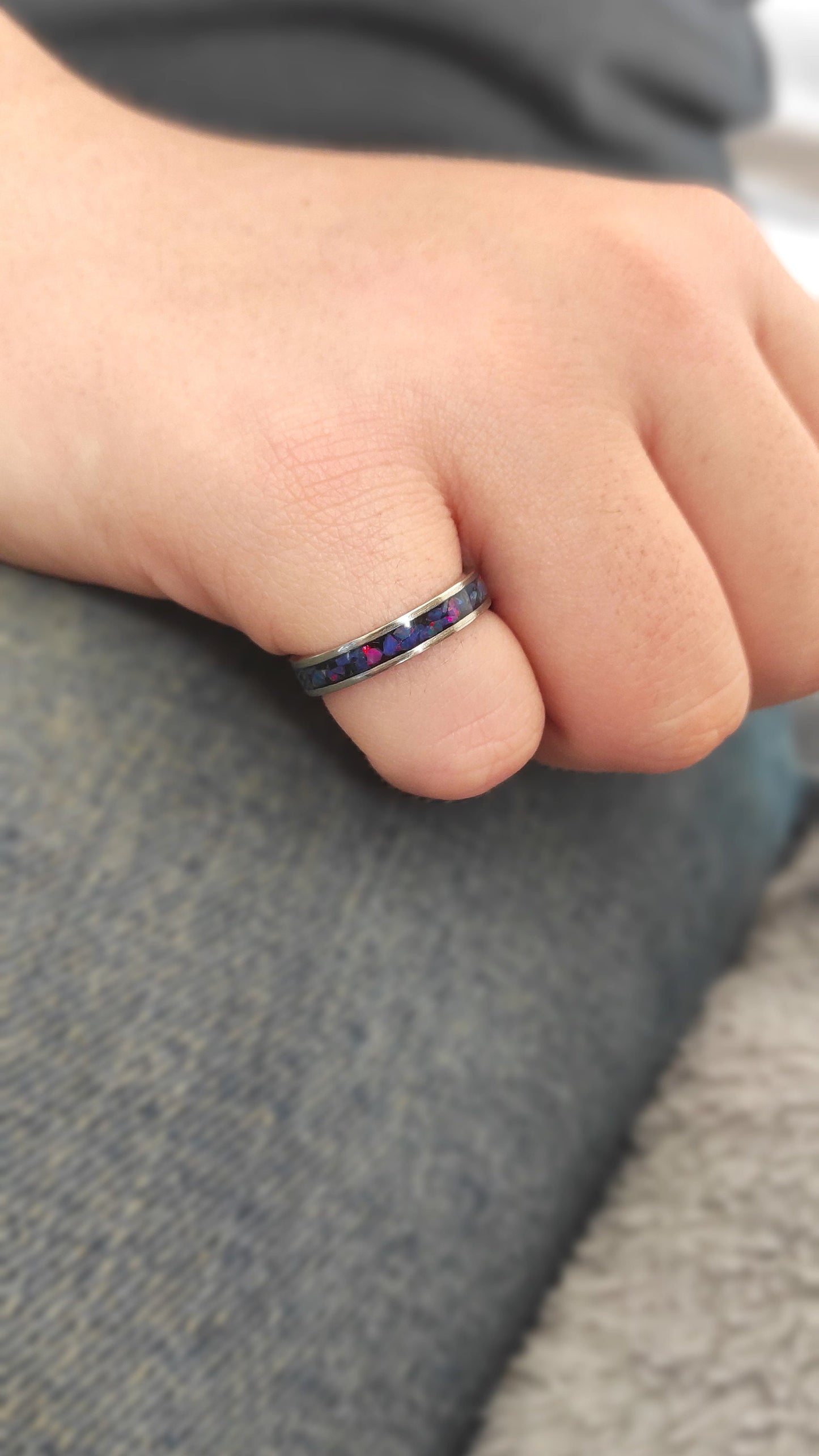 Midnight Opal Ring