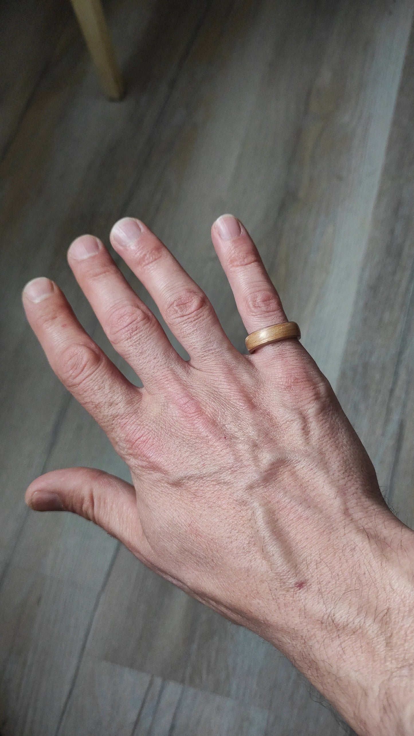 Oak Wood Veneer Ring