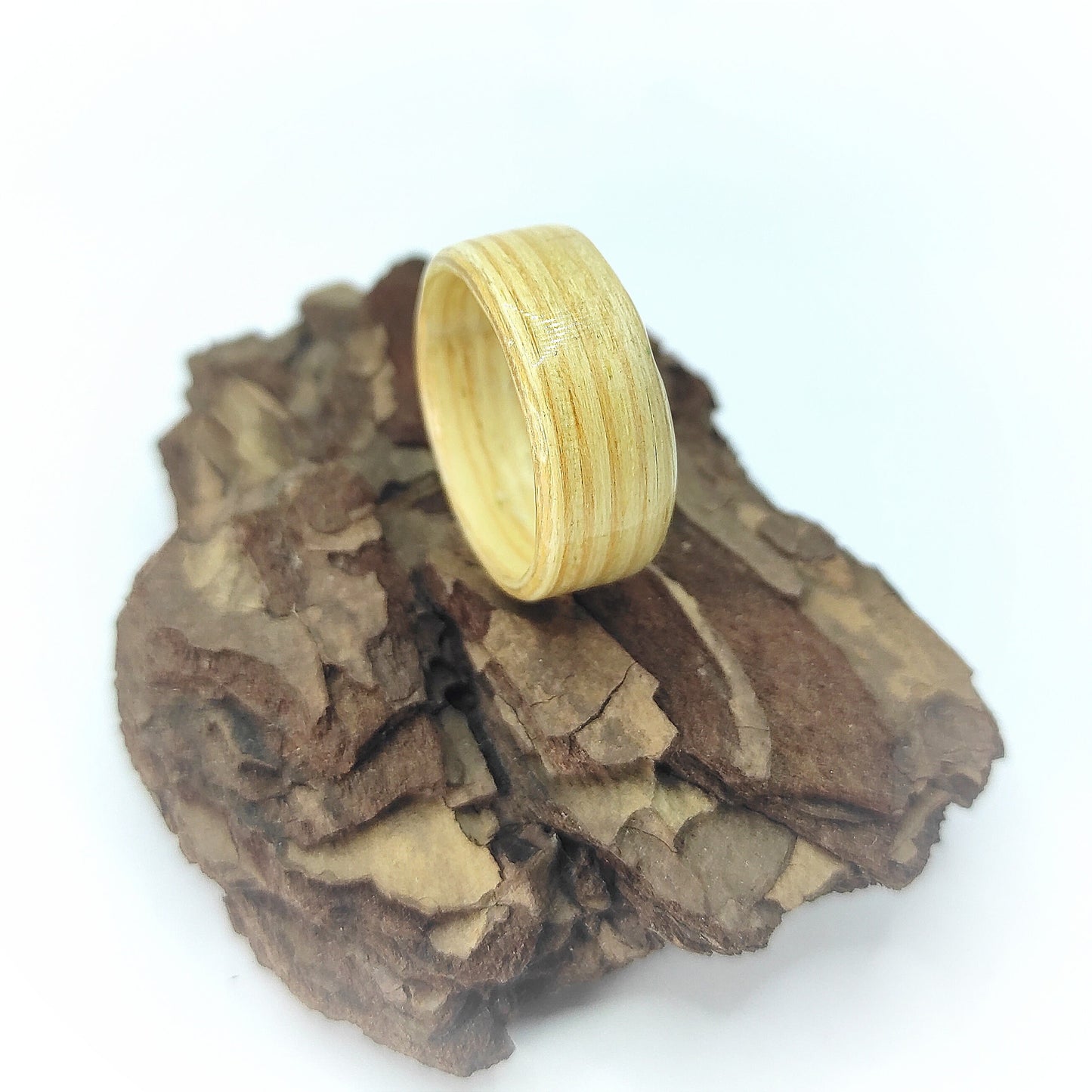 Pine Wood Veneer Ring