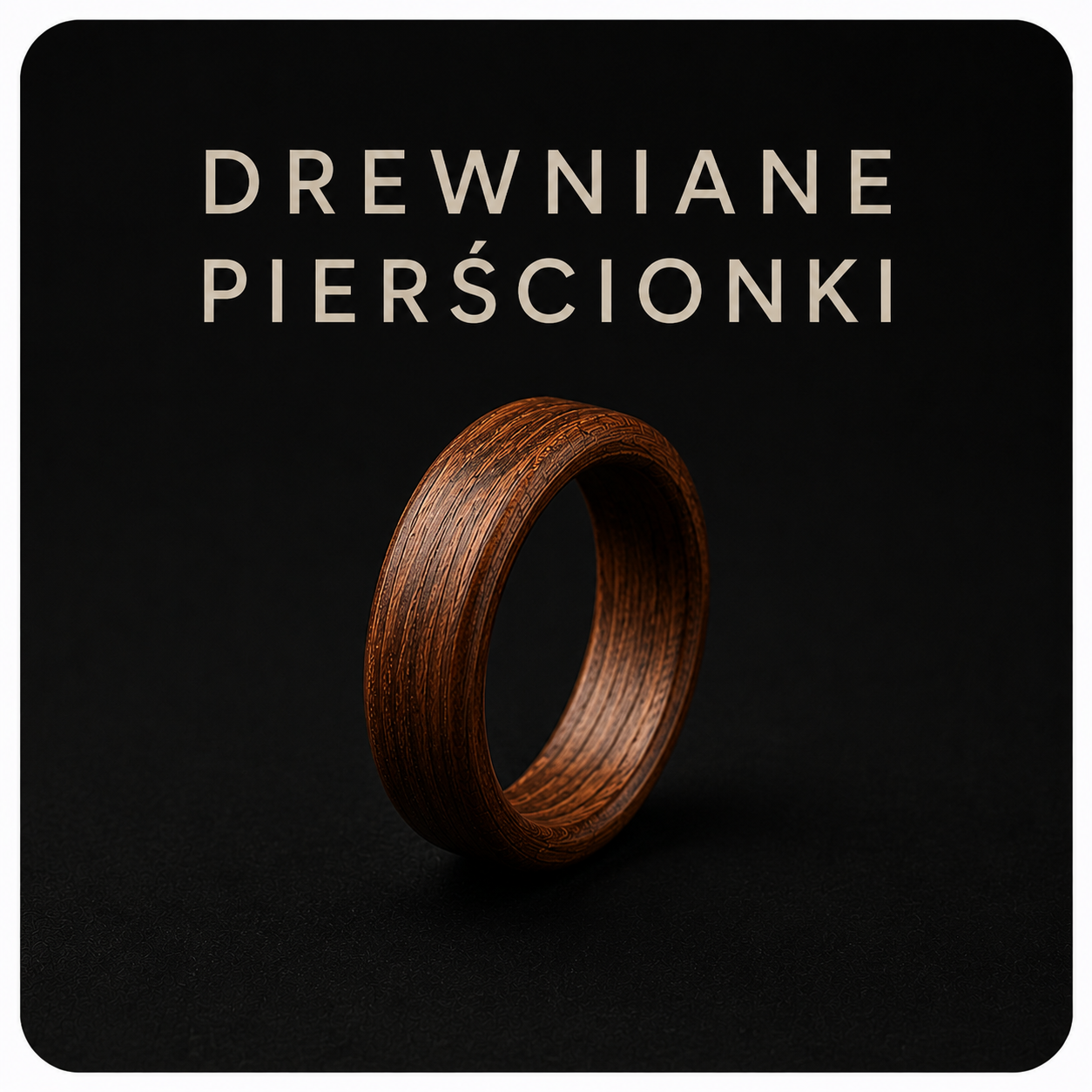 Drewniane Pierścionki