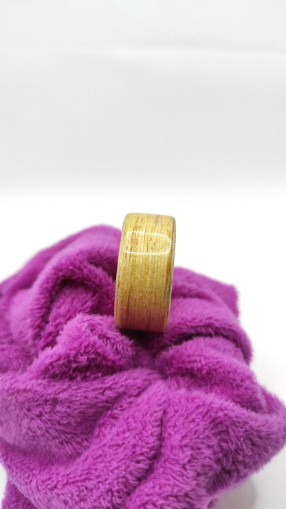Ręcznie wykonana obrączka z brzozy – ekologiczny pierścionek unisex 3–8 mm - WoodRingsByJet