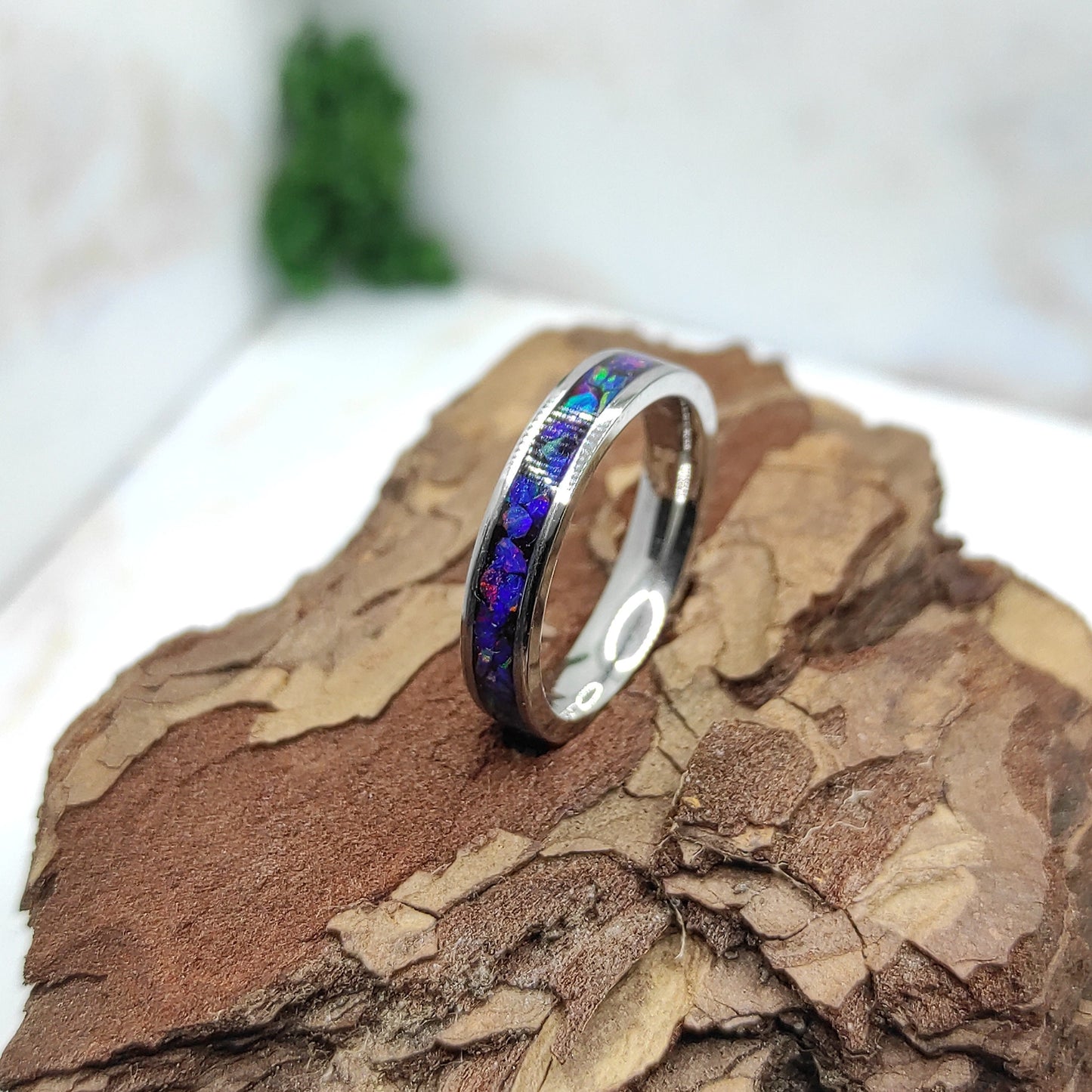 Midnight Opal Ring