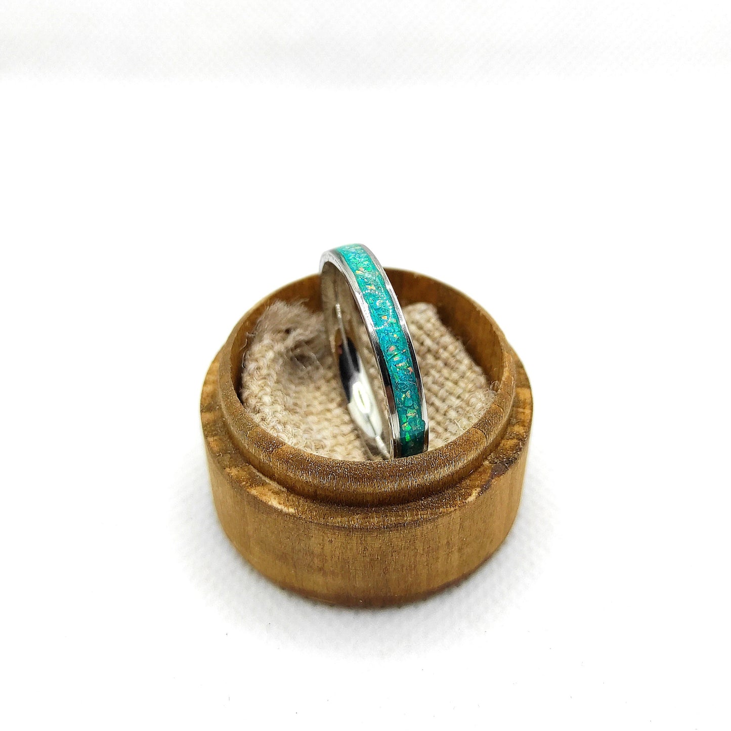 Mint Green Opal Ring