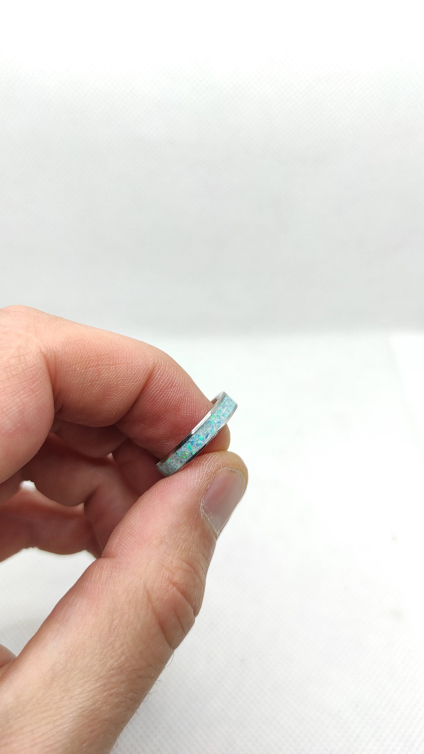 Blue Opal Ring
