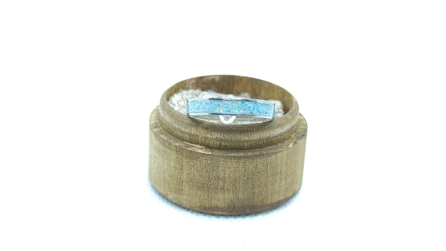 Blue Opal Ring