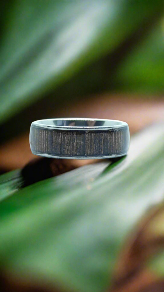 Metal Ring & Wenge Wood Veneer