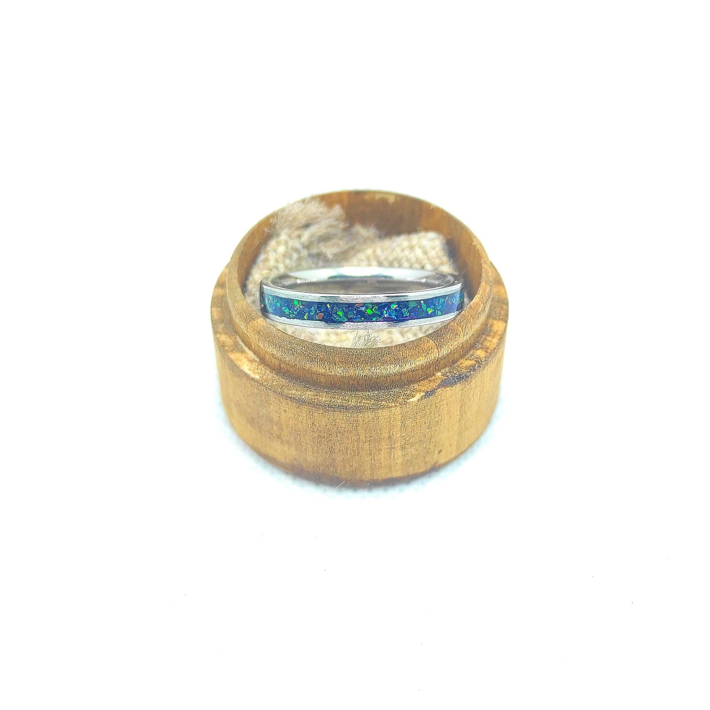 Dark Green Opal Band