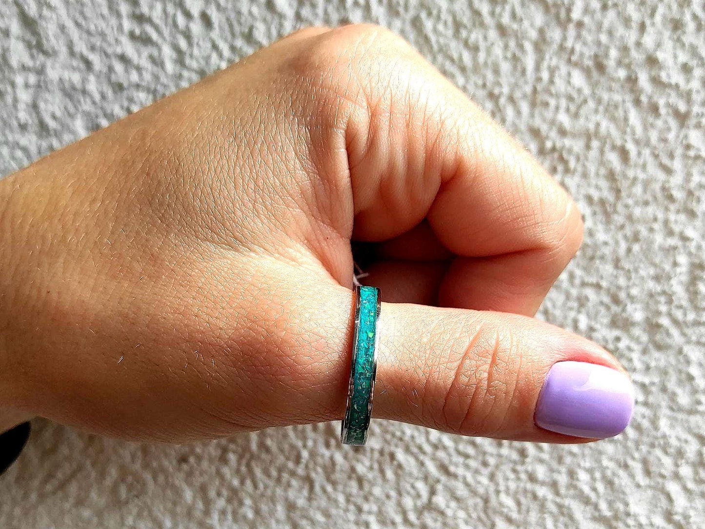 Mint Green Opal Ring