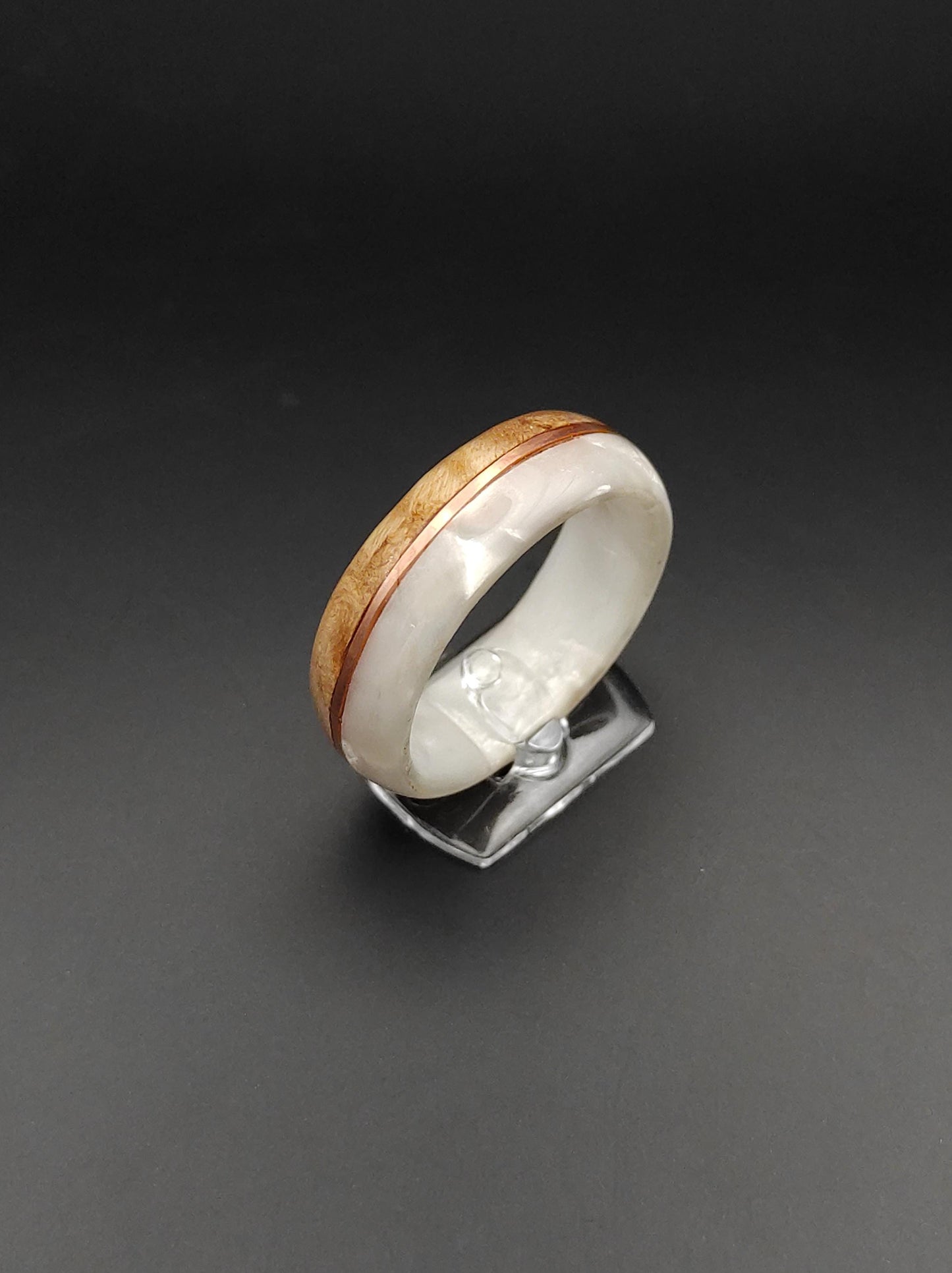 Blur Wood & White Pearl Celluoid  insert