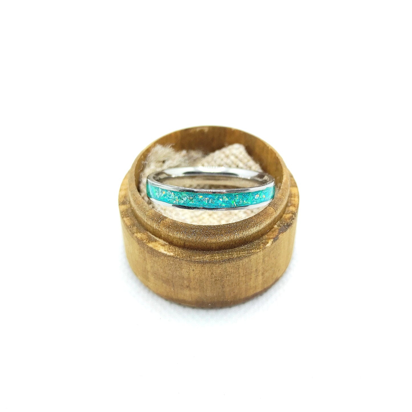 Mint Green Opal Ring