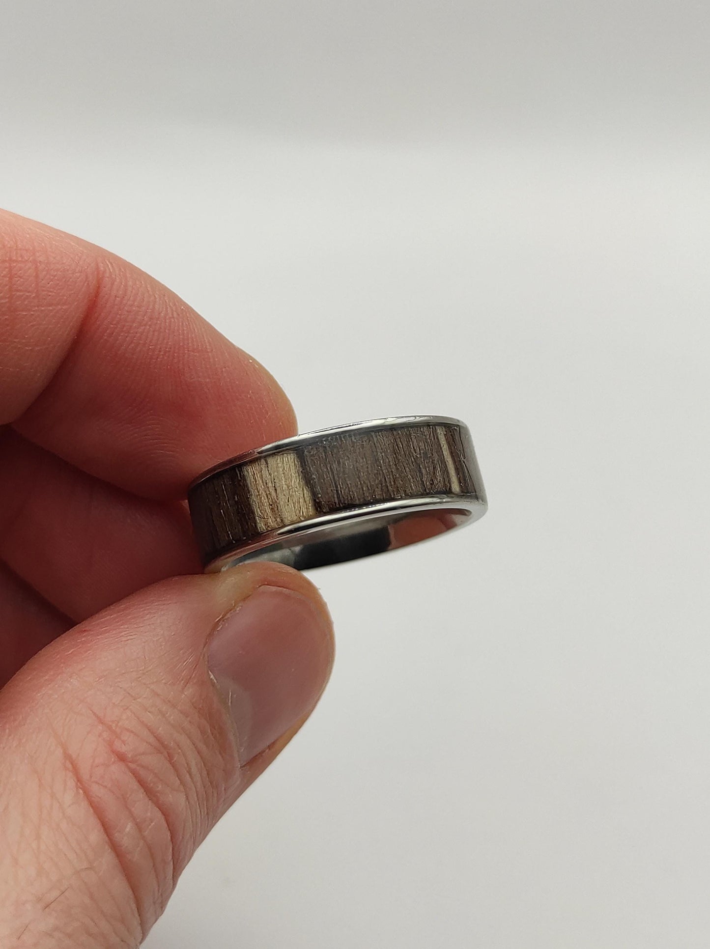 Metal Band & Zebrano wood Veneer