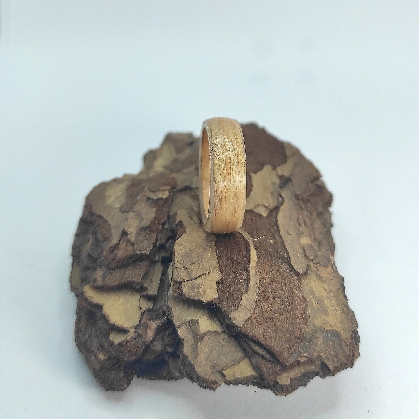 Oak Wood Veneer Ring