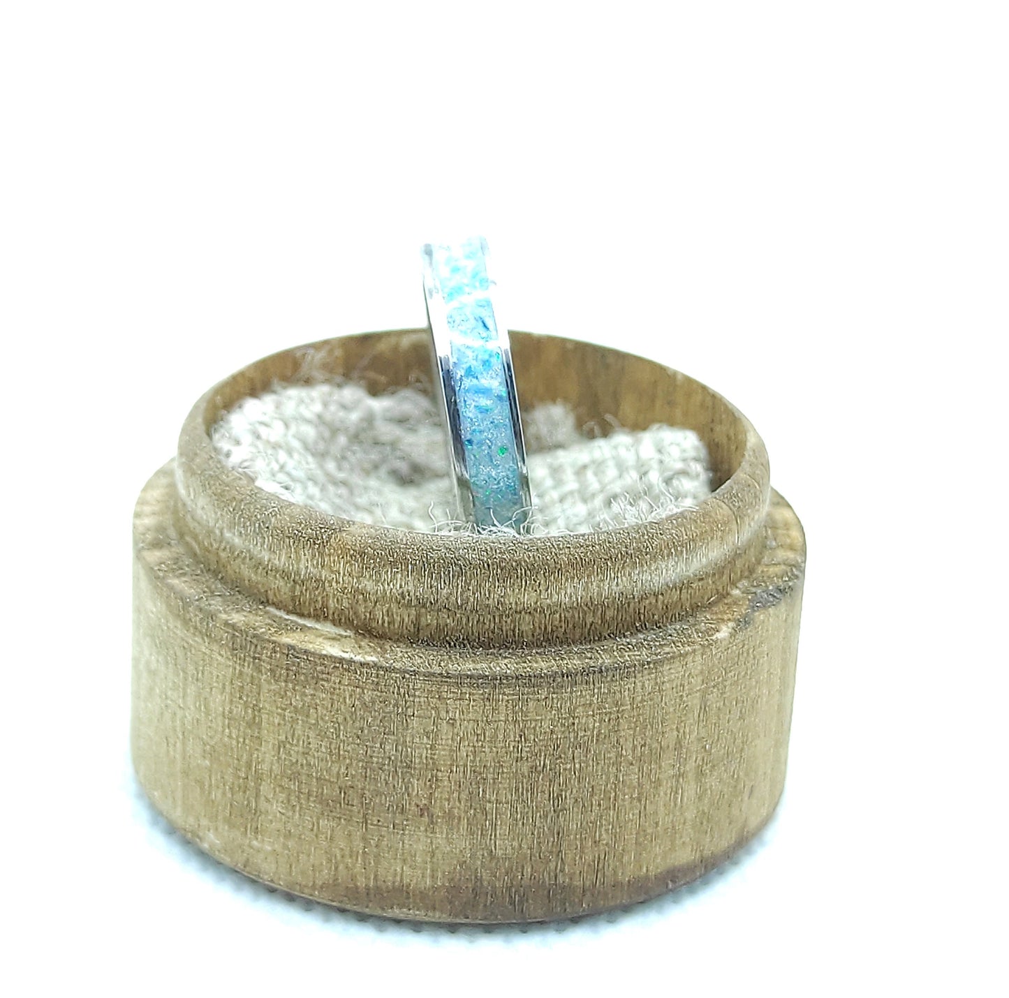Blue Opal Ring