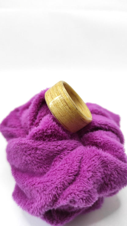 Ręcznie wykonana obrączka z brzozy – ekologiczny pierścionek unisex 3–8 mm - WoodRingsByJet