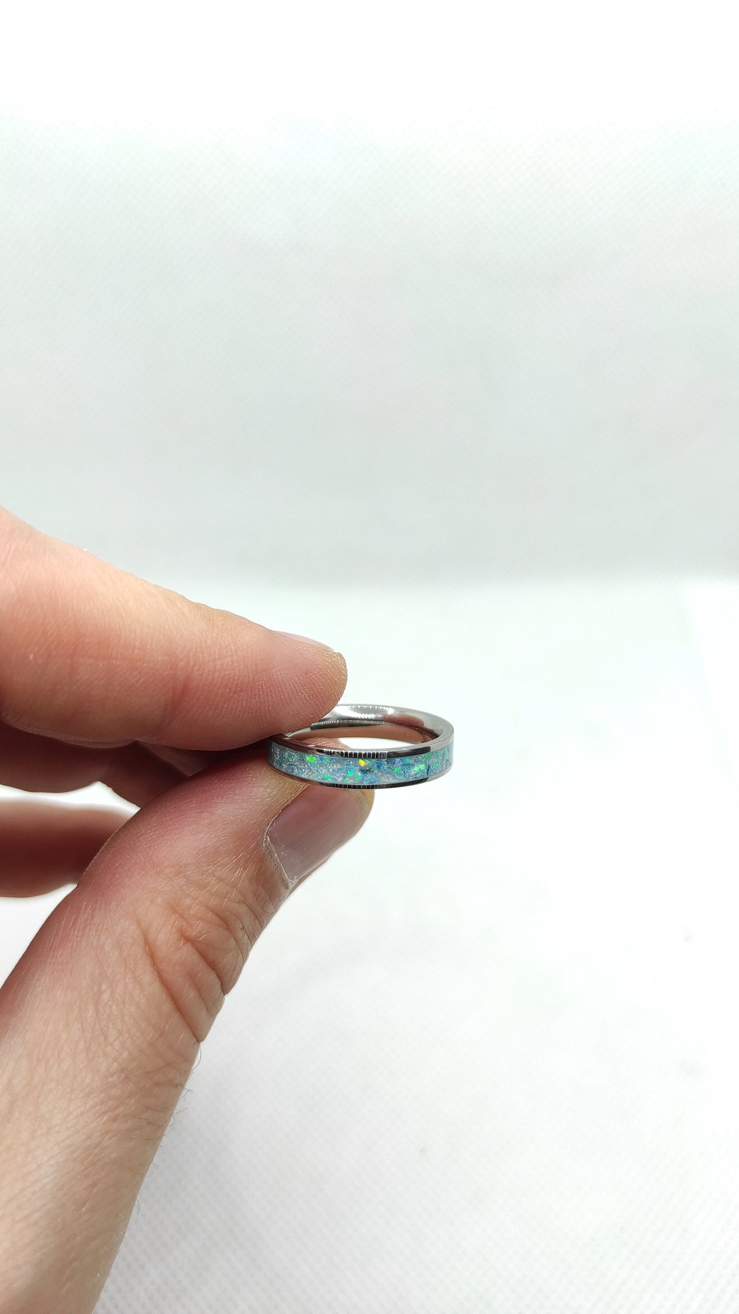 Blue Opal Ring
