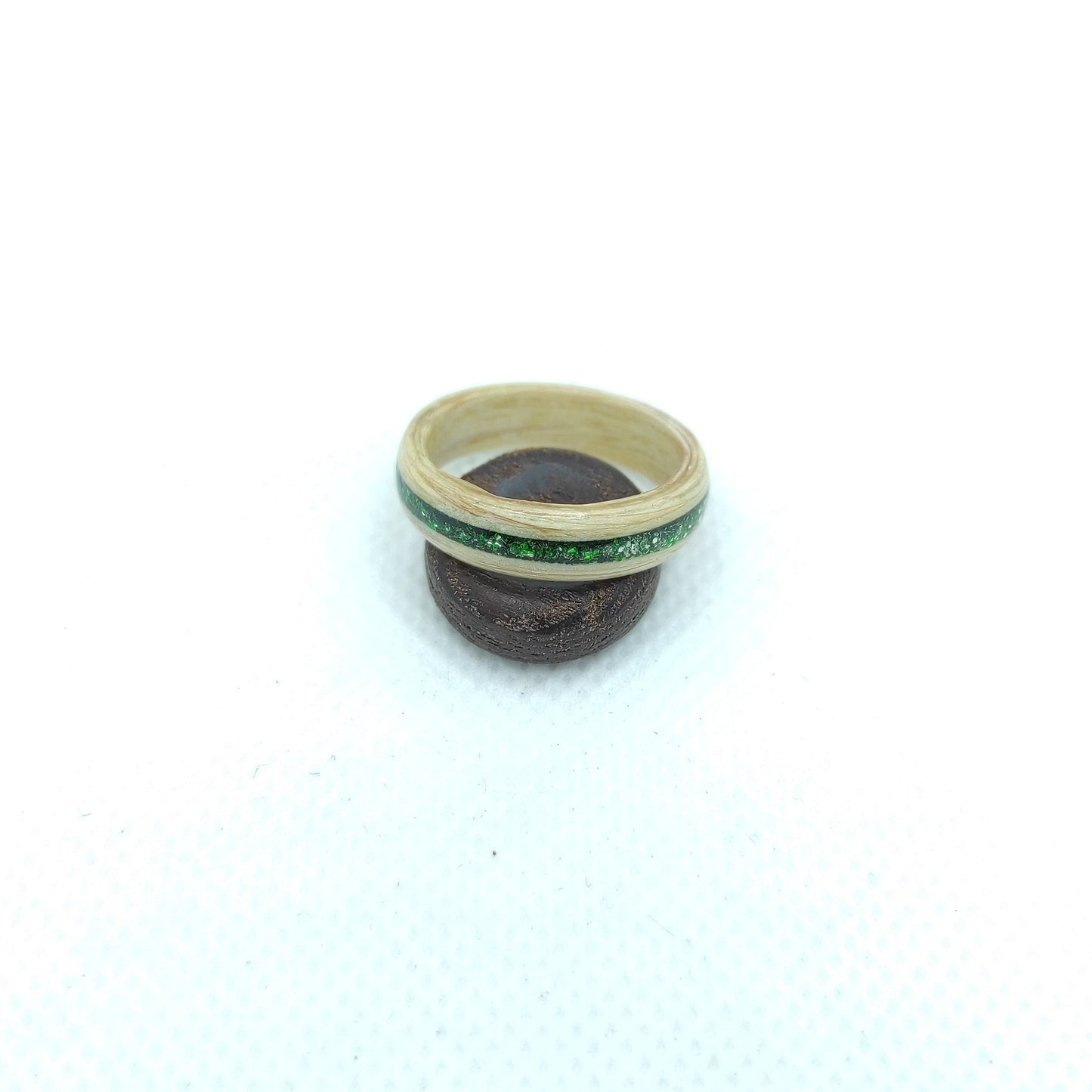 Handmade Birch Wood Ring – Minimalist Nature-Inspired Wooden Band | Eco-Friendly Custom Gift for Her