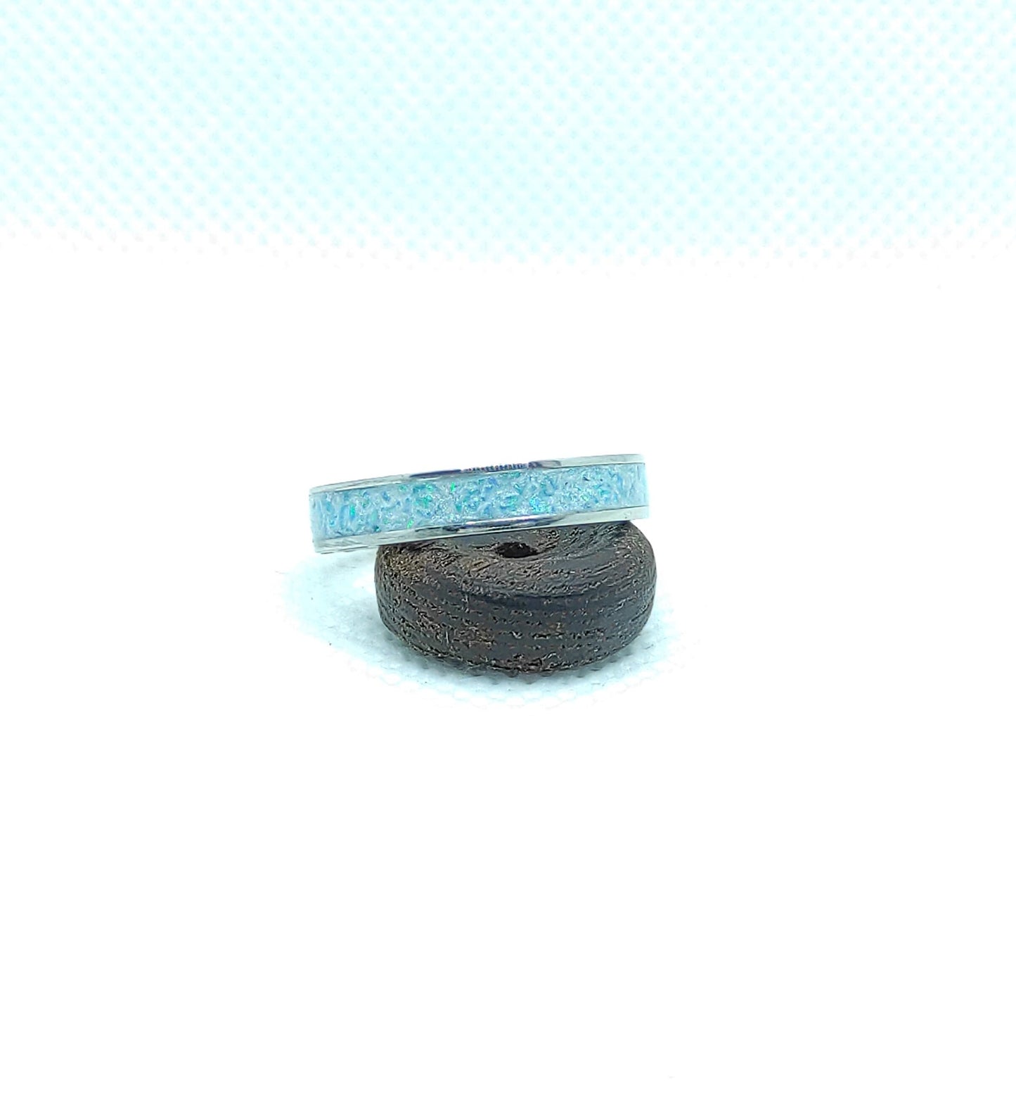 Blue Opal Ring