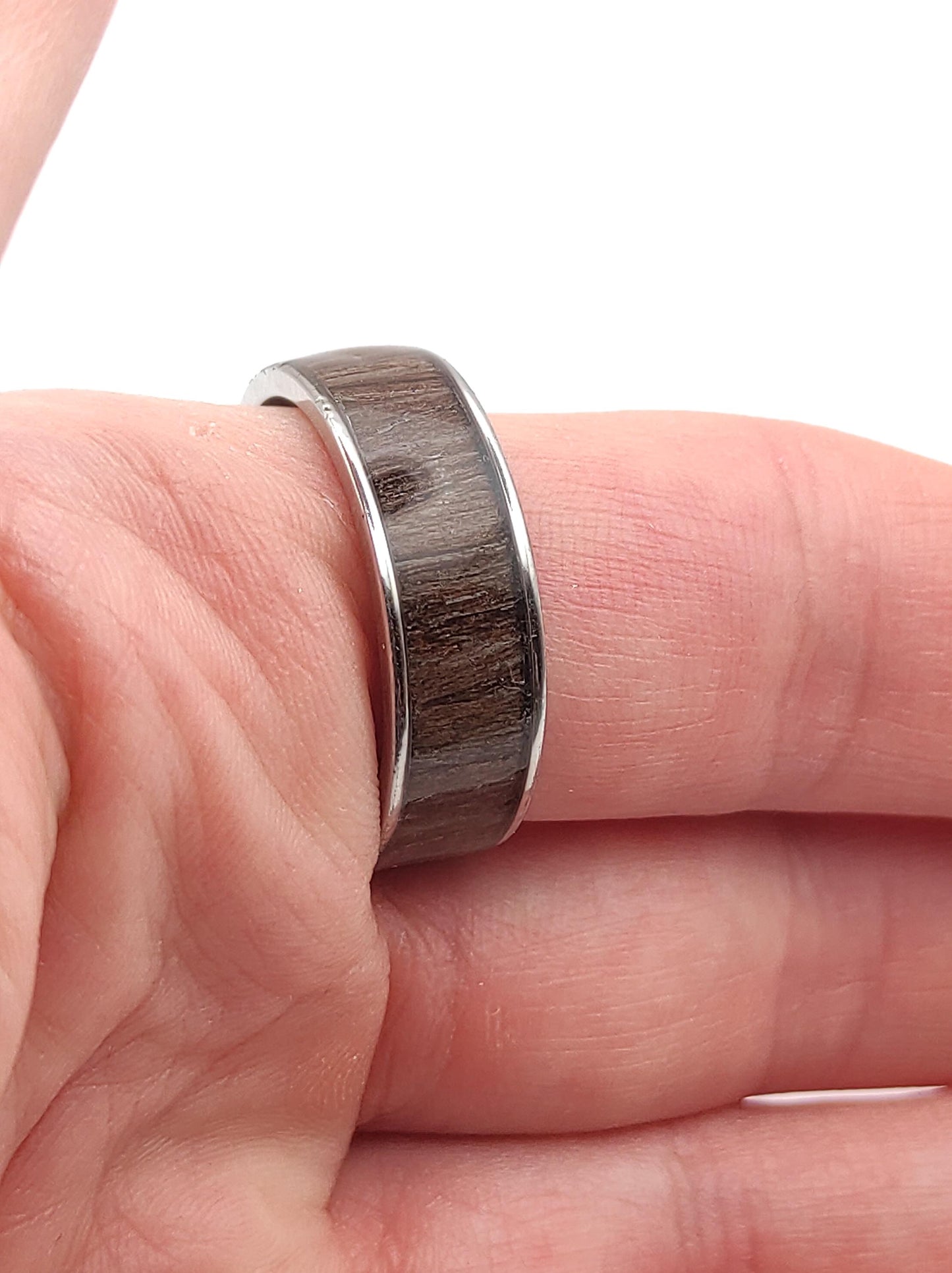 Metal Band & Zebrano wood Veneer