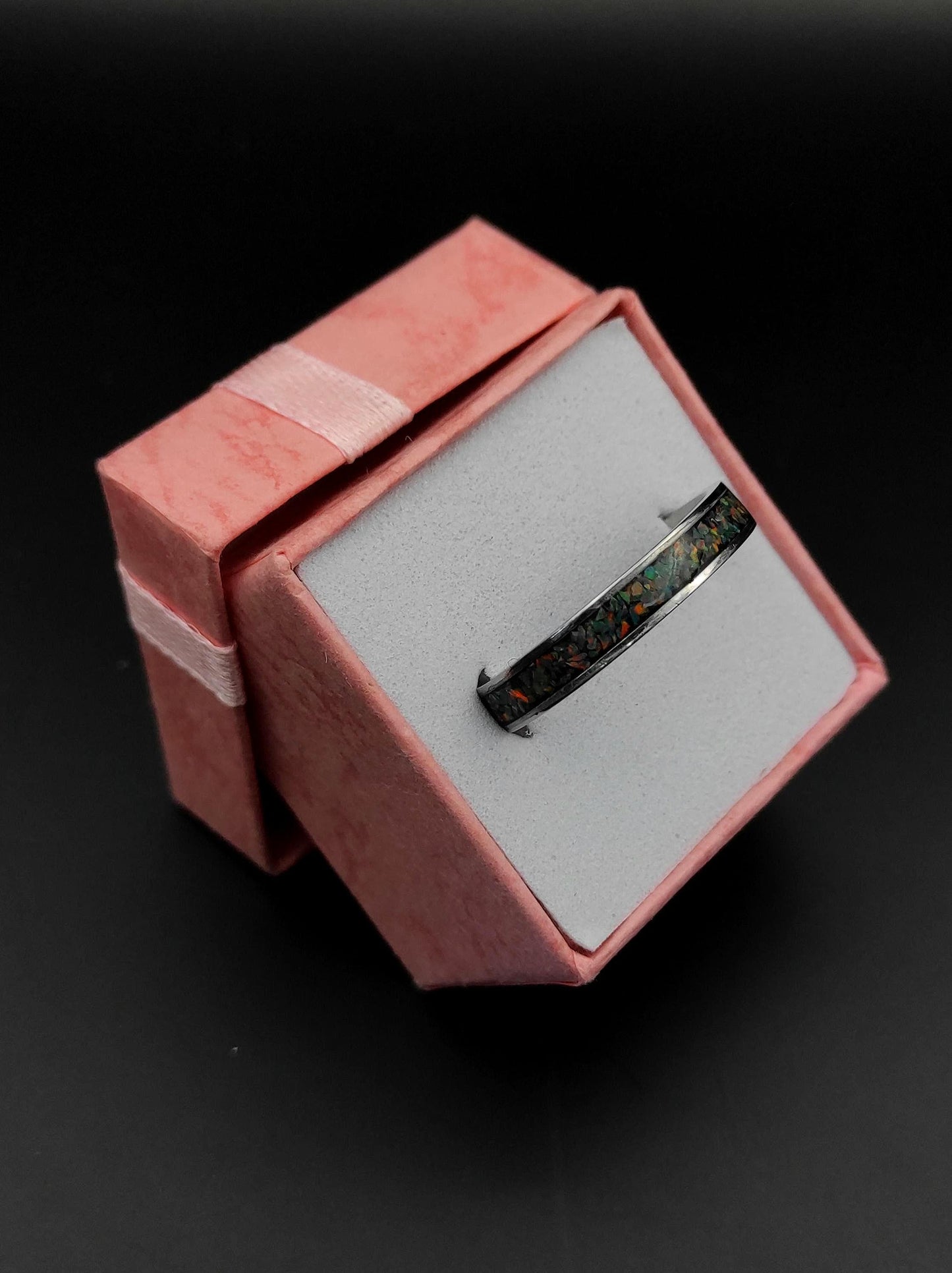 Dark Mint Opal Ring