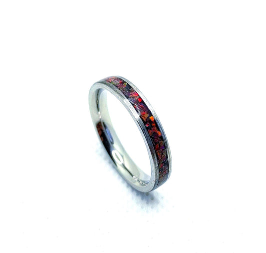Dark Copper Opal Band