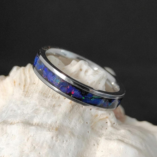 Midnight Opal Ring