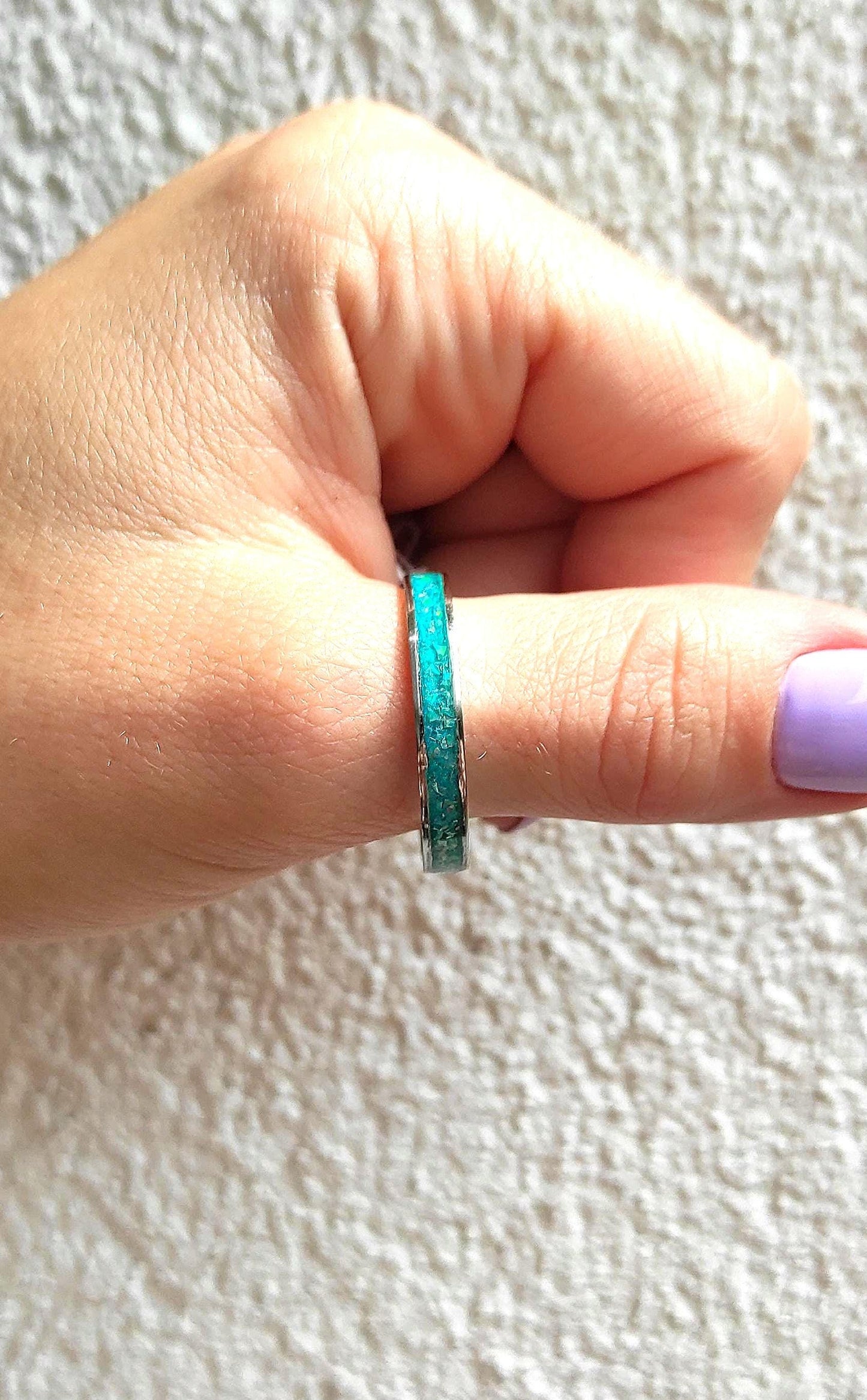 Mint Green Opal Ring