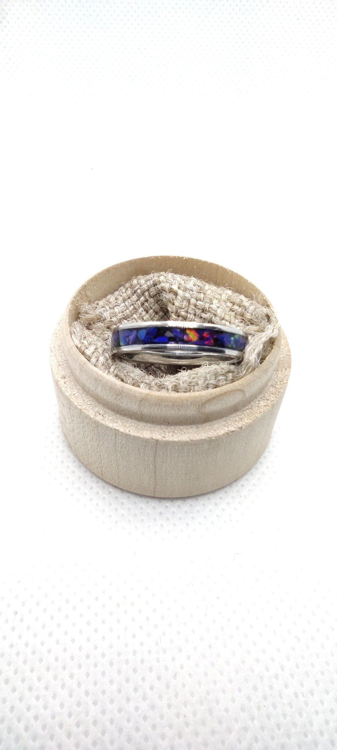 Midnight Opal Ring