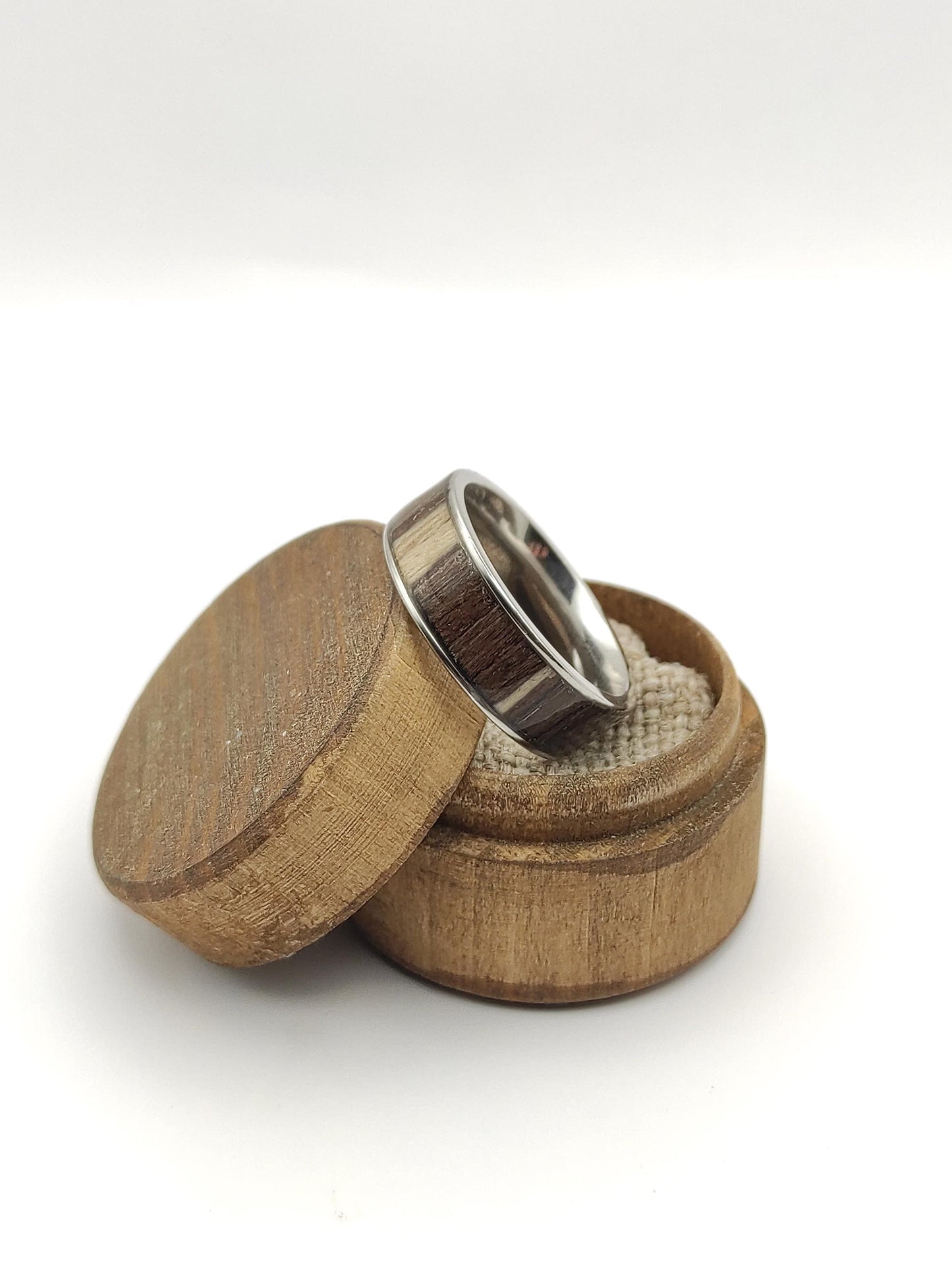 Metal Band & Zebrano wood Veneer