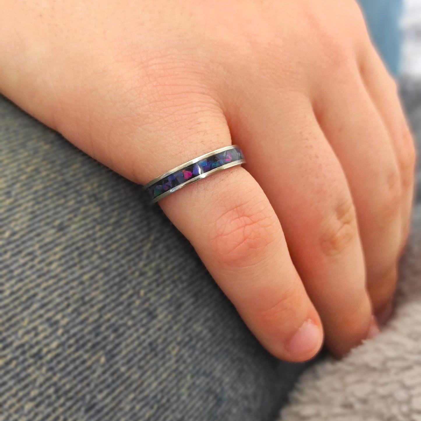 Midnight Opal Ring