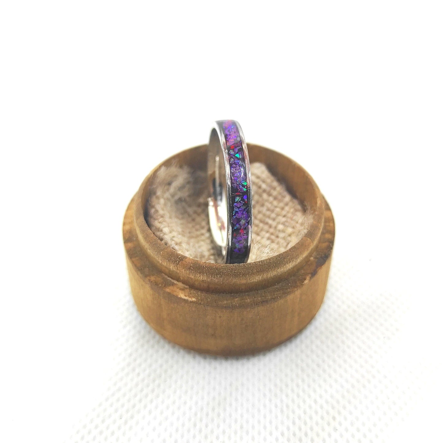 Neon Pink Opal Ring