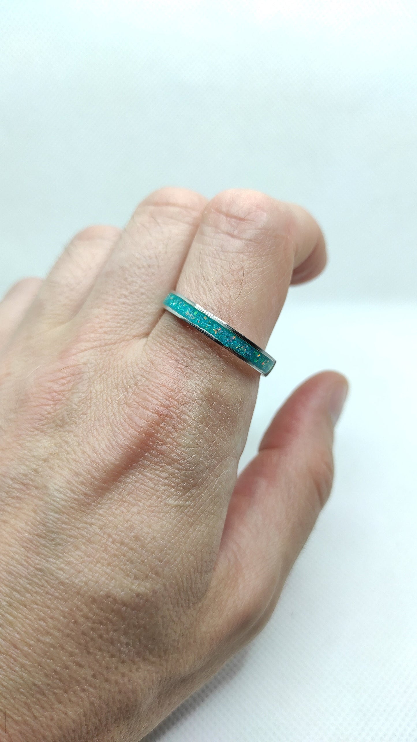 Mint Green Opal Ring