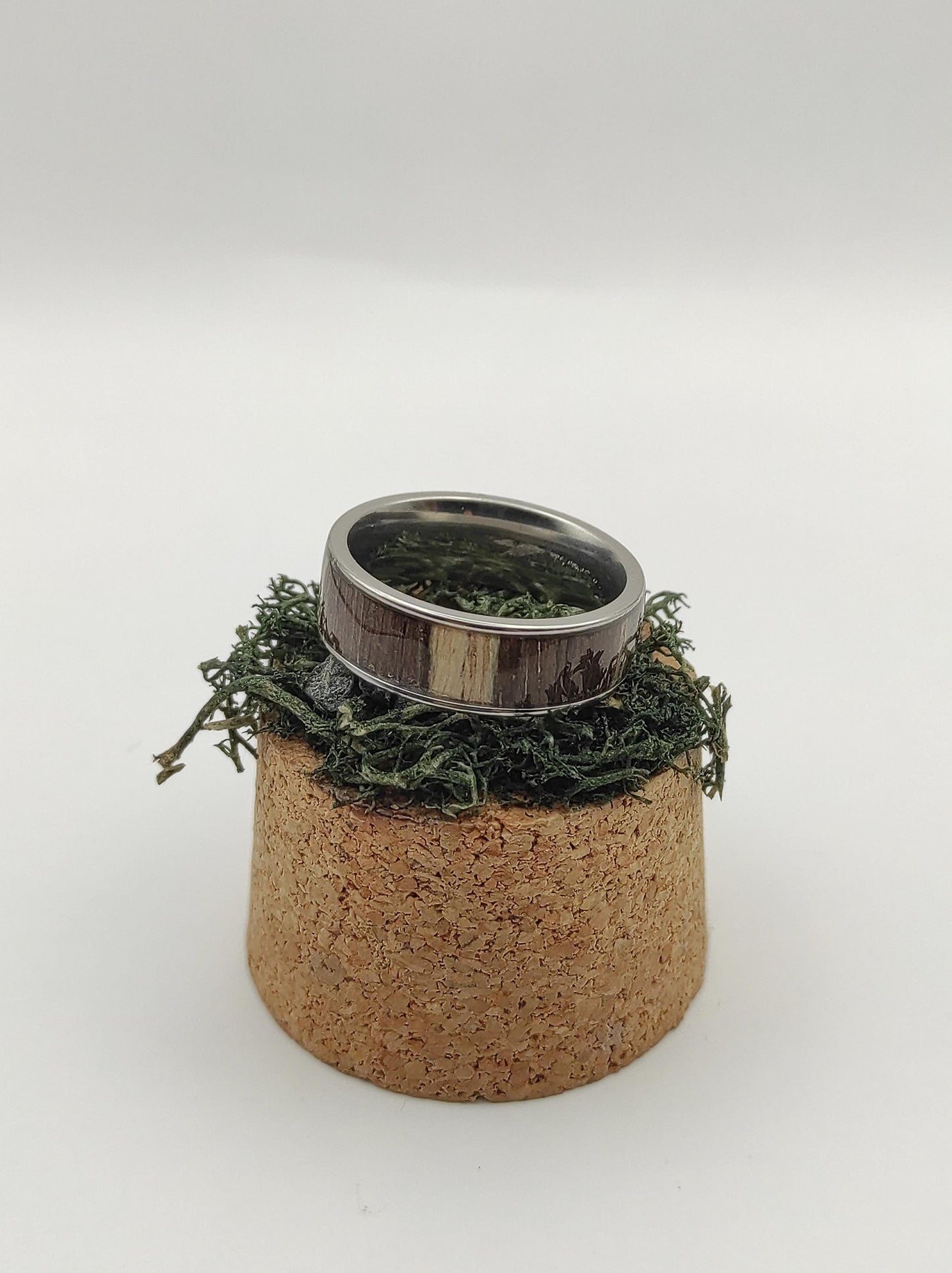 Metal Band & Zebrano wood Veneer