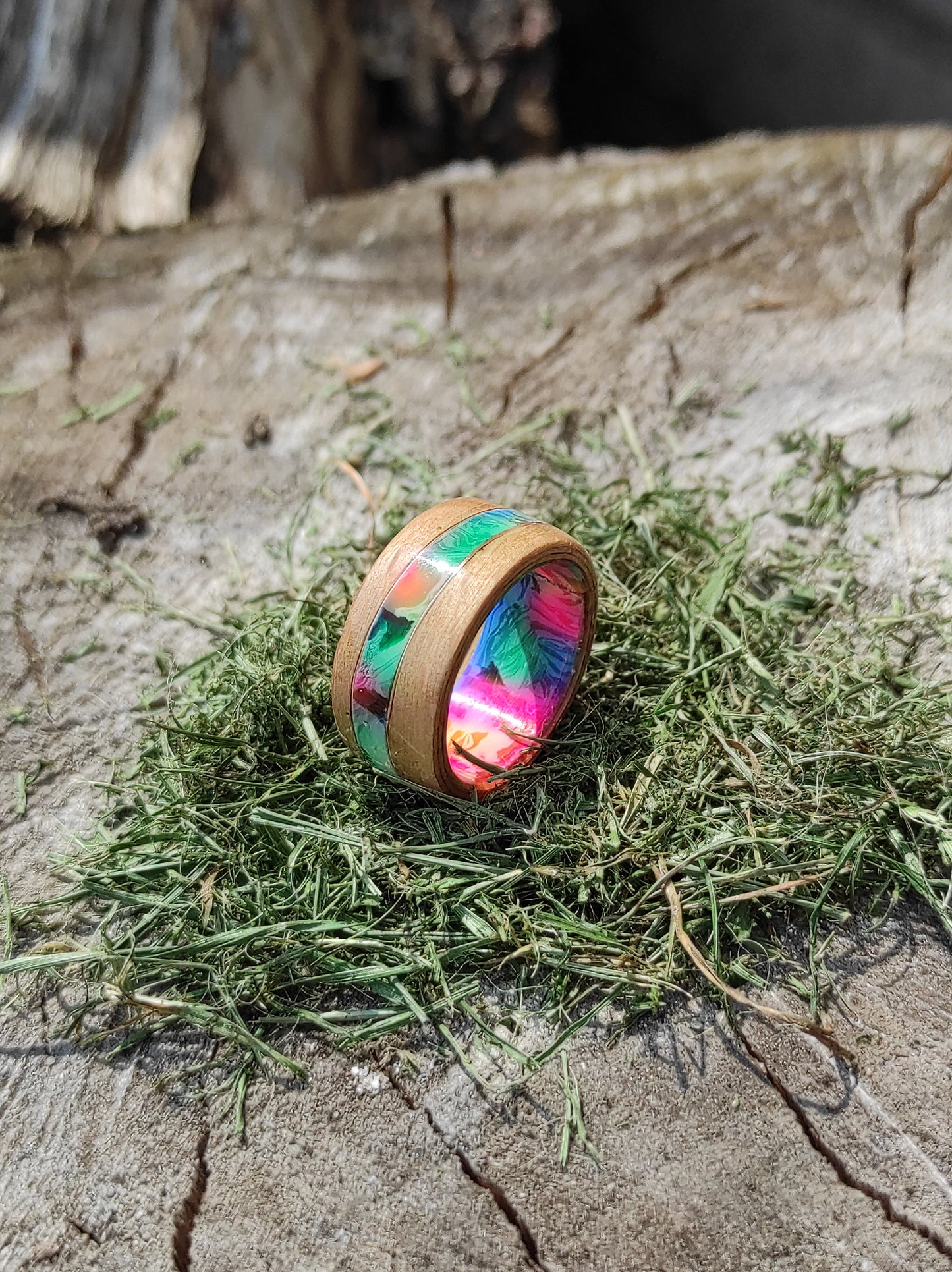 Beech Spectrum - Wooden Ring